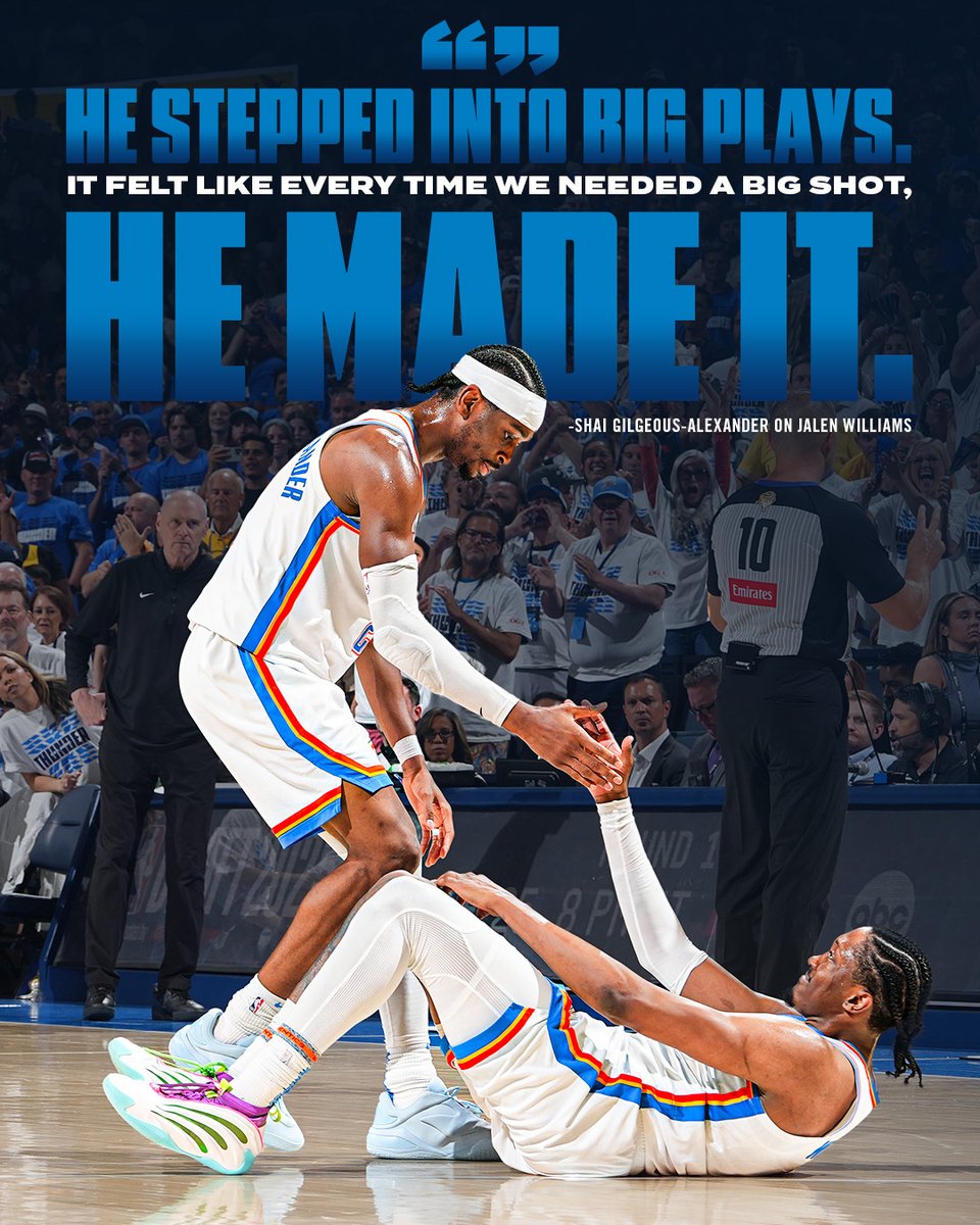 okcthunder's tweet photo. Dub: FEARLESS 😤 https://t.co/s2wG8FB4qe