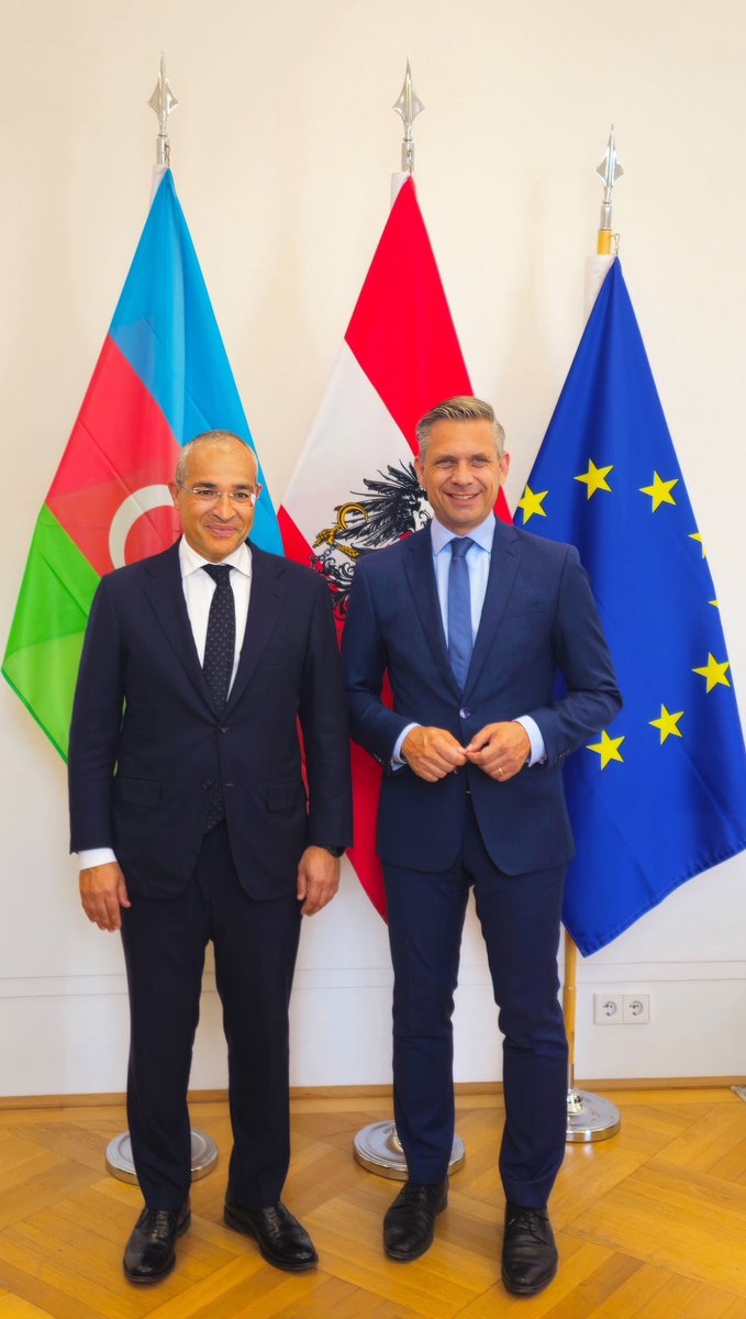 Mikayil Jabbarov (@mikayiljabbarov) on Twitter photo During our meeting with H.E. Wolfgang Hattmannsdorfer (<a href="/hattmannsdorfer/">Wolfgang Hattmannsdorfer</a>), #Austria’s Federal Minister of Economy, Energy and Tourism, held within the framework of the #OPEC Fund Development (<a href="/TheOPECFund/">The OPEC Fund for International Development</a>) Forum, we outlined the investment incentives and opportunities available in During our meeting with H.E. Wolfgang Hattmannsdorfer (<a href="/hattmannsdorfer/">Wolfgang Hattmannsdorfer</a>), #Austria’s Federal Minister of Economy, Energy and Tourism, held within the framework of the #OPEC Fund Development (<a href="/TheOPECFund/">The OPEC Fund for International Development</a>) Forum, we outlined the investment incentives and opportunities available in