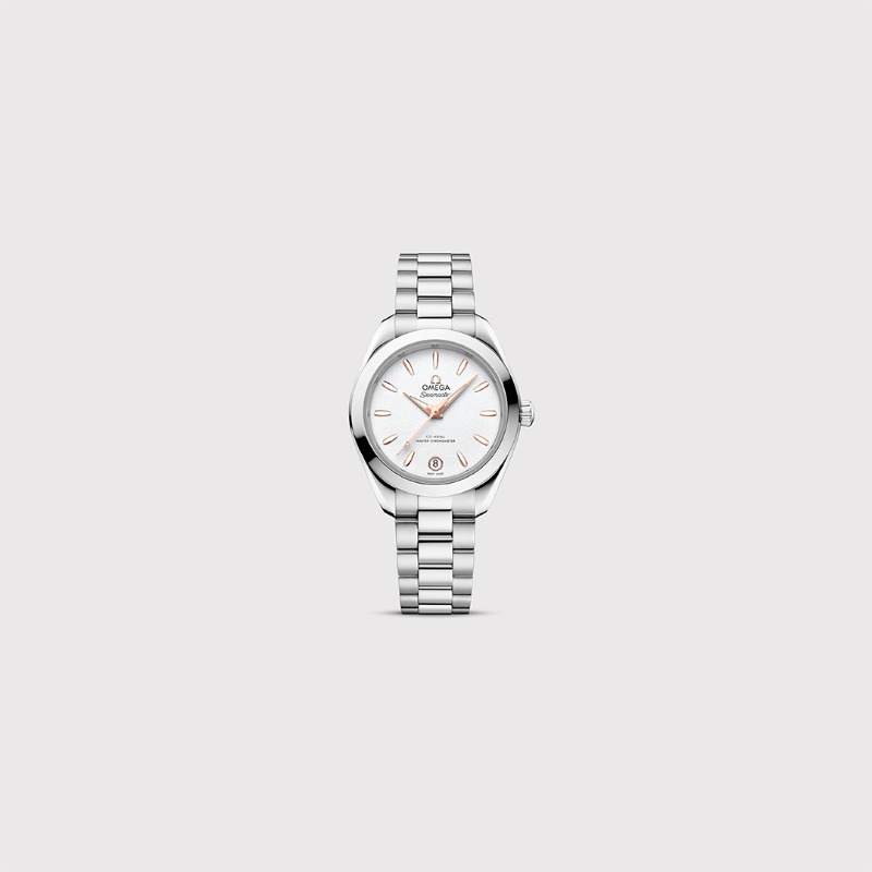 omegawatches's tweet photo. Presenting our new Aqua Terra 30 mm, housing the smallest ever calibre to be Master Chronometer certified. Discover the 12 models available in this refined collection, including these choices in stainless steel. Discover more: https://t.co/vuiXrGbaCX

#OMEGA
#AquaTerra