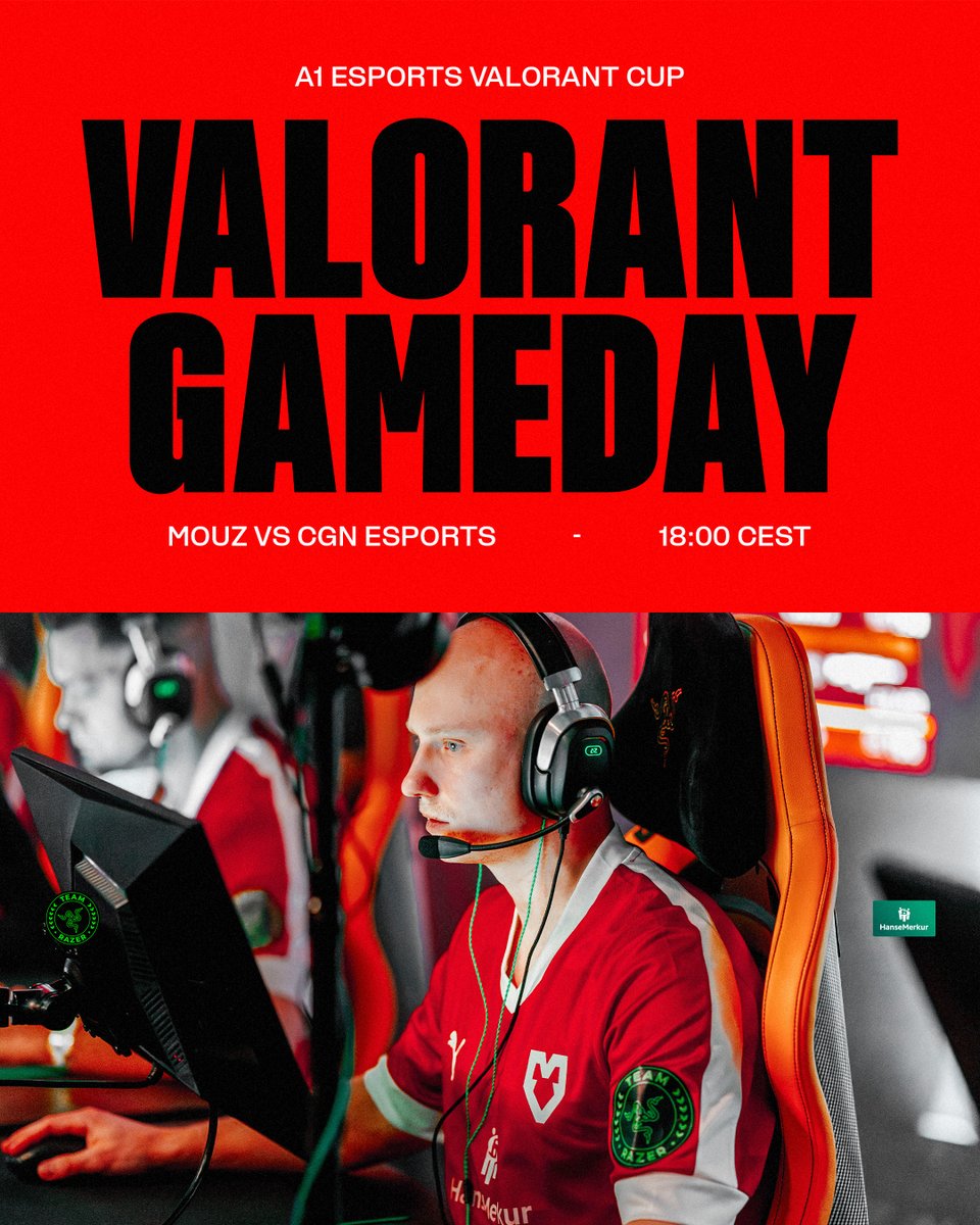 Today at 18:00 CEST, we face CGN in a decisive matchup.

A win sends us to the A1 Esports Final.
No more room for error.

#HanseMerkurEsports