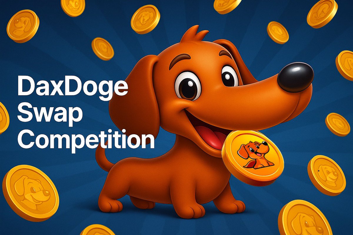 🔥 DaxDoge Swap &amp; Stake Competition

💰 Prizes: 5,000,000 $DAXDO ($185)
🏆 Top 10 swap volumes win!
🚨 Only swap buys count!
⚠️ Full rules below!

Starts NOW – Ends June 24, 3PM UTC

💱 Swap NOW on KleverWallet: 
👉 onelink.to/klever-wallet
📊 Leaderboard: t.me/daxdocoin