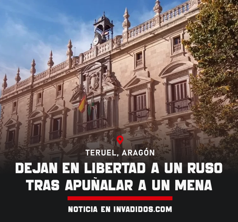 invadidos_com's tweet photo. 🔴 🇪🇸 #ÚLTIMAHORA | Dejan en libertad al ruso que apuñaló en las piernas a un MENA en Teruel y sale a la luz nueva información.

🗯️ Se peleó con dos MENAS y no con uno. El hombre de nacionalidad rusa es un indigente, lleva tiempo viviendo en la ciudad y no tiene antecedentes. https://t.co/T2mdz1wS4h