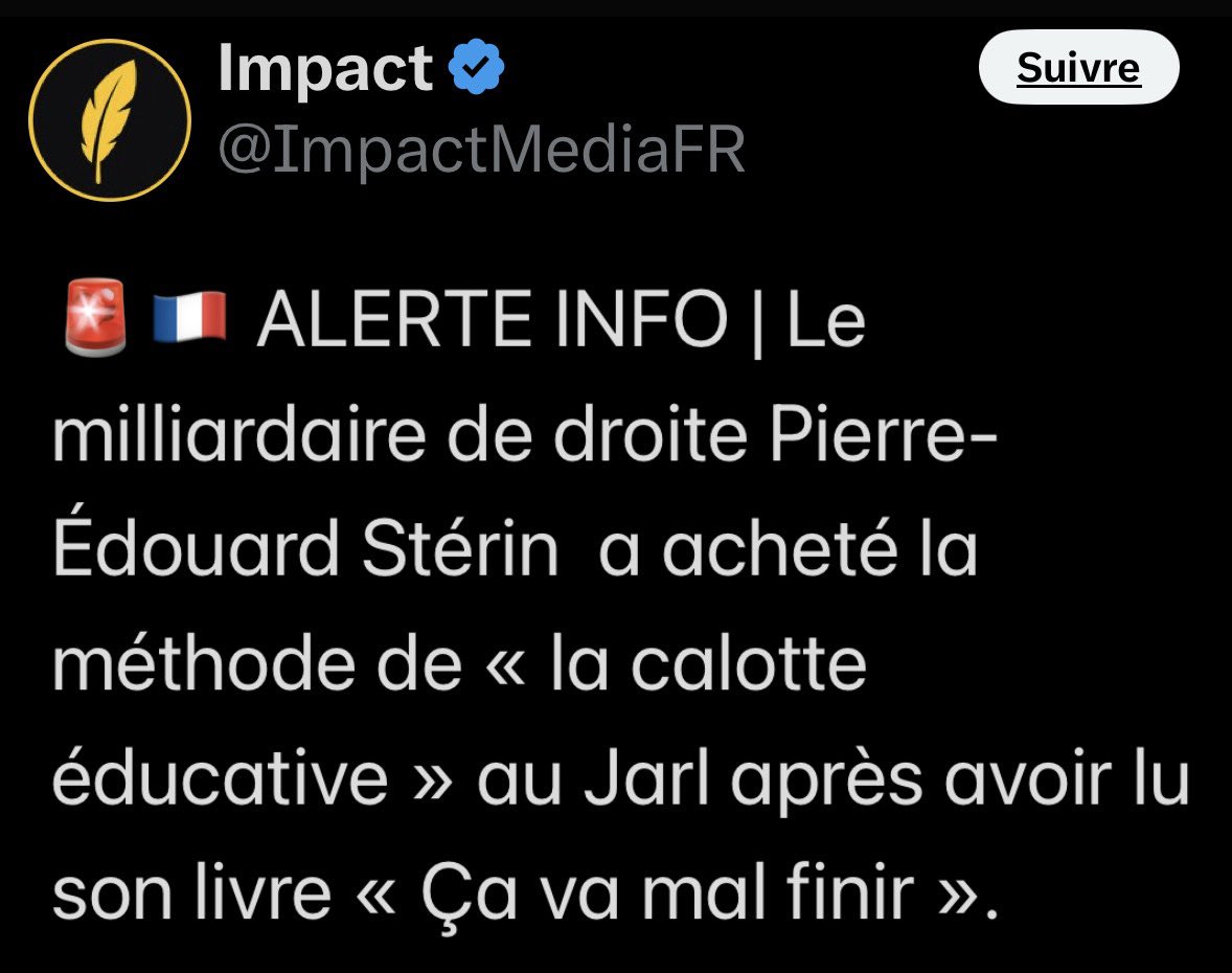 Je lui ai même pas vendu en plus. Je lui en ai fait cadeau ! Il peut s’en servir à chaque fois qu’il en estime le besoin maintenant. 🤣 🤣