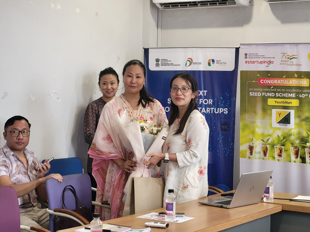 JakhaluHekani's tweet photo. 1 Crore total funding under @DPIITGoI StartUp India Seed Fund Scheme was awarded to our 9 StartUps incubated by @YNnagaland @startupnagaland 

Govt is very clear - No free money, but performers will be rewarded &amp; supported. And these performers will change &amp; up our local economy. https://t.co/t4jHoifeTE