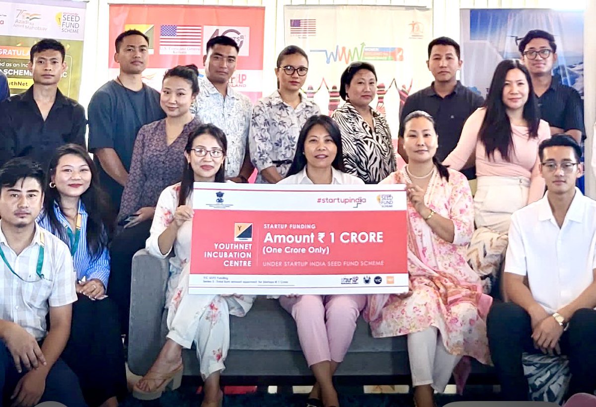 JakhaluHekani's tweet photo. 1 Crore total funding under @DPIITGoI StartUp India Seed Fund Scheme was awarded to our 9 StartUps incubated by @YNnagaland @startupnagaland 

Govt is very clear - No free money, but performers will be rewarded &amp; supported. And these performers will change &amp; up our local economy. https://t.co/t4jHoifeTE