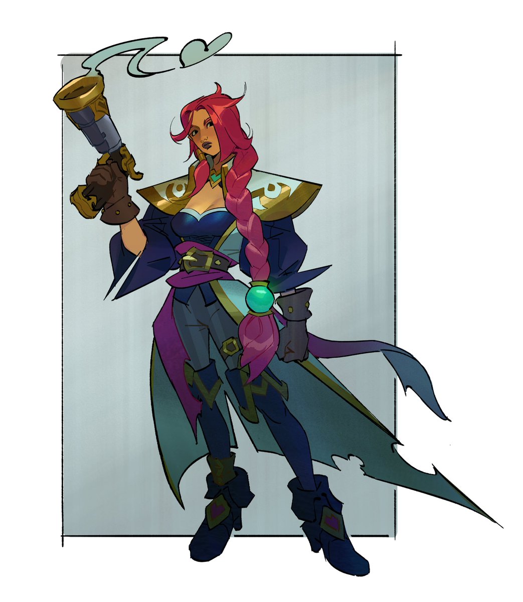 AllThingsGrape's tweet photo. Four years since I played Ruined King and I still love the fantastic art direction. Don’t tell Ahri but I think my favorite is Miss Fortune ♥ #LeagueOfLegends https://t.co/eVCwAQs8tc