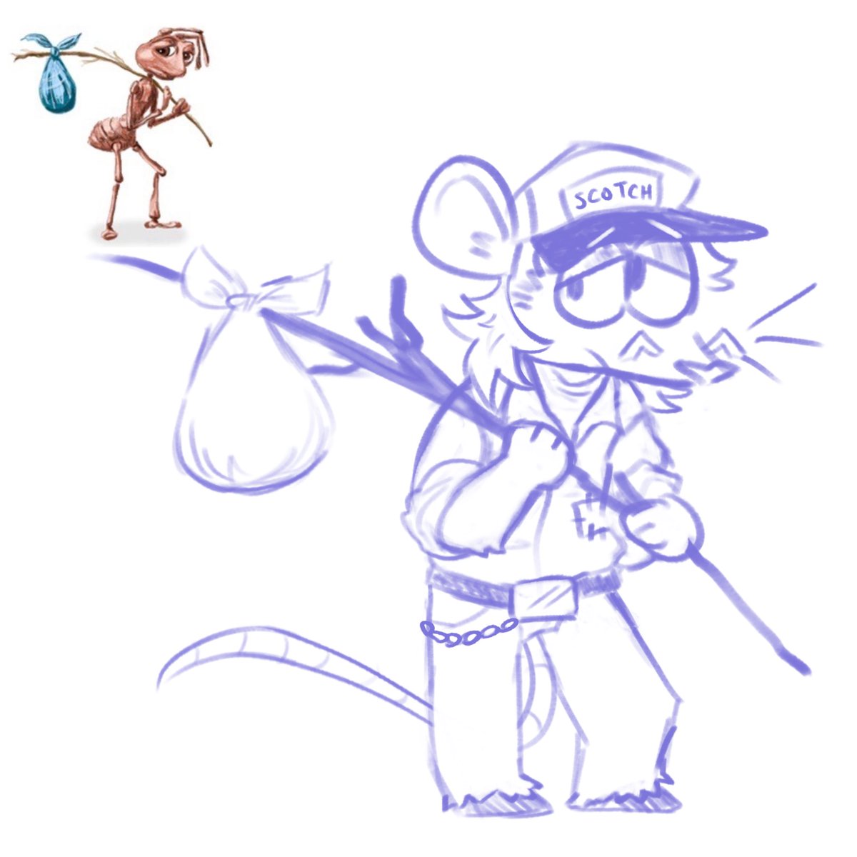 sylveontism's tweet photo. needed to practice drawing furries so my wife told me to draw stuart mccormick as a furry for motivation,, guys i think it actually worked #sptwt #stuartmccormick https://t.co/EZvB5GvtIo