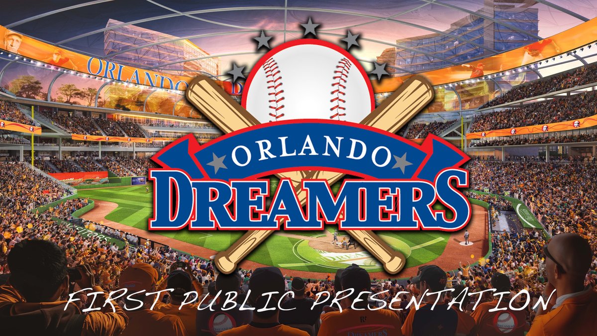 We covered <a href="/OrlandoDreamers/">Orlando Dreamers</a>' first public presentation at the International Drive Chamber of Commerce Meeting at the Hilton #Orlando. The group leading the effort to bring #MajorLeagueBaseball (#MLB) to Orange County is a proposed baseball stadium on #InternationalDrive. Watch