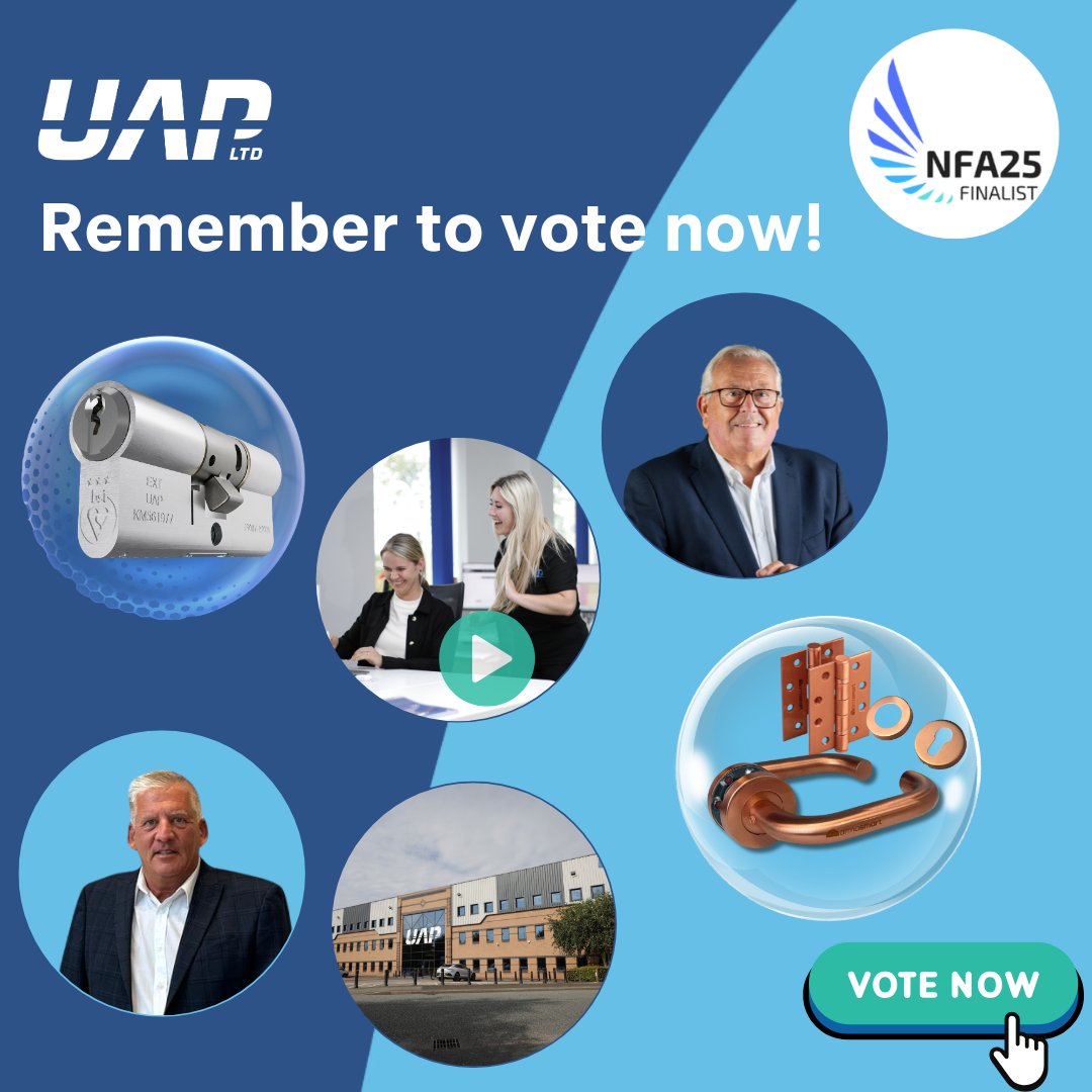 We're proud to be #NFA25 finalists in 8 amazing categories! 🏆 If you’ve seen our work, give us your vote! 🙌

🗳️ Vote here: loom.ly/65hasEw

#UAP #FenestrationAwards #TeamUAP #Innovation