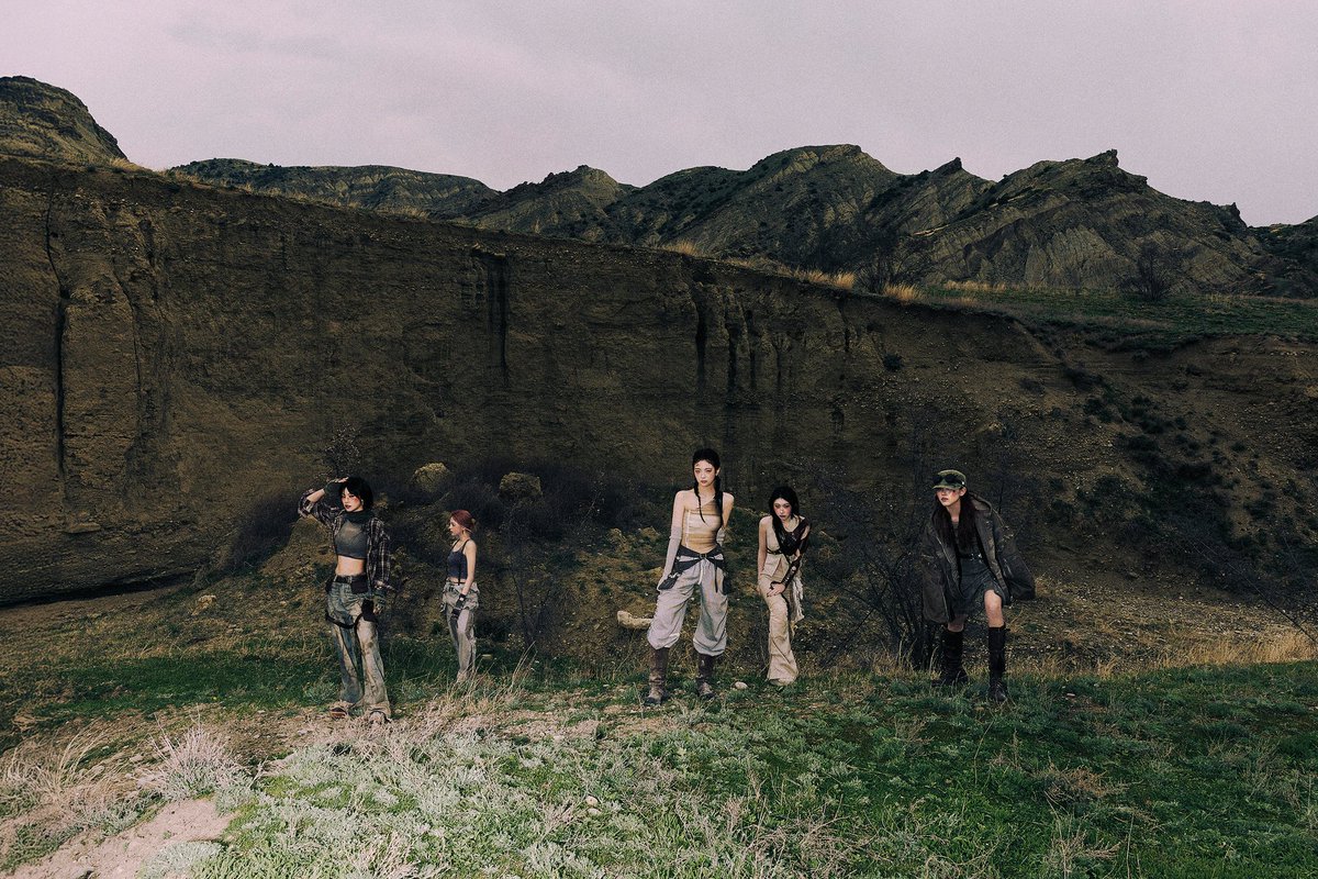 ryuejinr's tweet photo. Five hearts, one journey through the endless unknown. Where mountains meet memory and dust becomes destiny, we walk as legends in the making. https://t.co/cBWPrwov6s