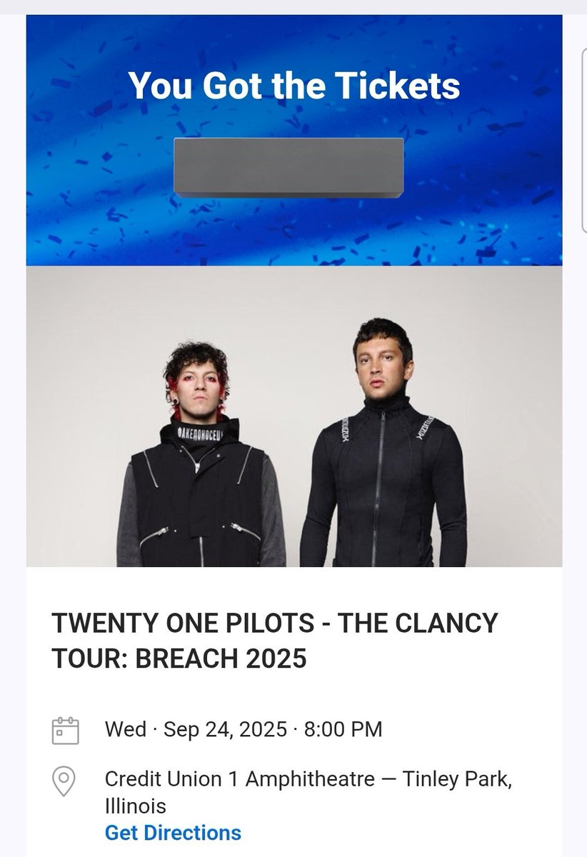 ๐ (@ycruzzz) on Twitter photo got in and out of the queue in 5 minutes ๐ญ feeling #blessed. see you soon, <a href="/twentyonepilots/">twenty one pilots</a> !!! got in and out of the queue in 5 minutes ๐ญ feeling #blessed. see you soon, <a href="/twentyonepilots/">twenty one pilots</a> !!!