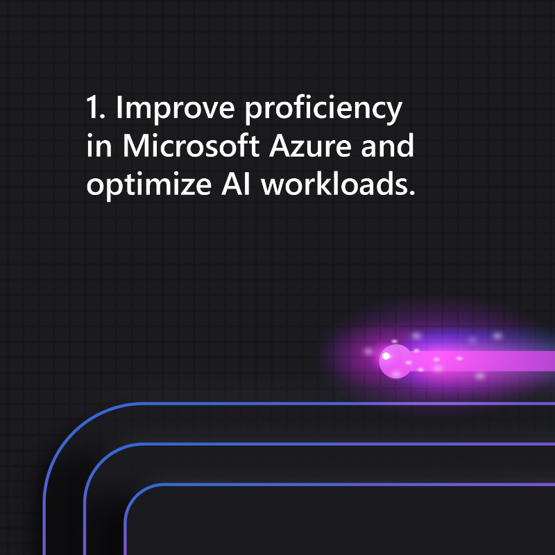 MicrosoftLearn's tweet photo. Ready to unlock new possibilities with Microsoft Azure? We sure are! ๐
Learn how to manage, optimize, and secure Azure deployments and AI projects with a security-first mindset in this Plan: https://t.co/OhEVPGriRs #LearnMicrosoftAI
