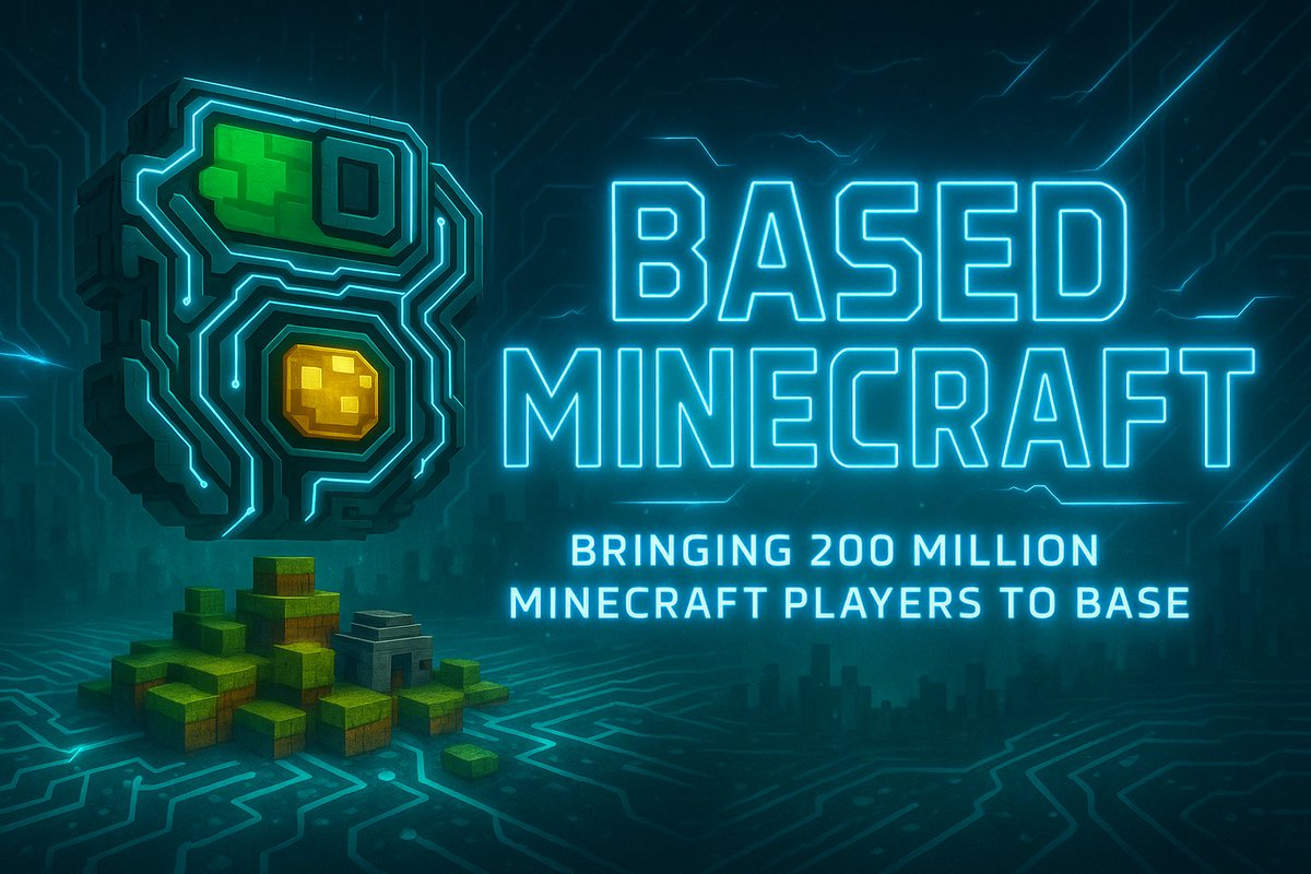 I already brought 2000 people to base with a single minecraft server 😎

You might not like minecraft, but 200 million people do!

Simply holding $basedmc earns you rewards from each server that joins