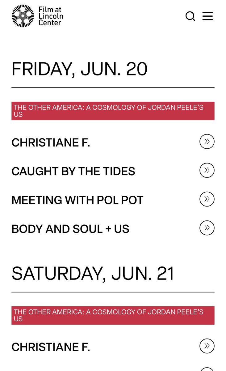 Jee_vuh's tweet image. The new @FilmLinc calendar is 🤌🏼🤌🏼🤌🏼 and every theater in the city should steal it. The calendar view with pop-out descriptions and formats!!! (Congrats @jpraup!)