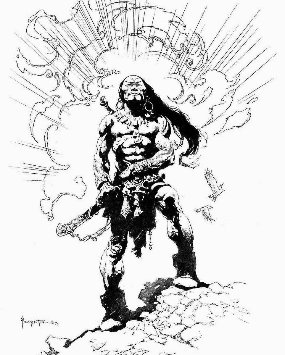 “People say Frank freezes the image, but Frank sees everything. He freezes the image; he’s also the loosest guy I ever saw. Frank can have a character standing like he’s moving, which is hard, because most guys’ standing characters are stiff. Frank doesn’t just freeze the moment;