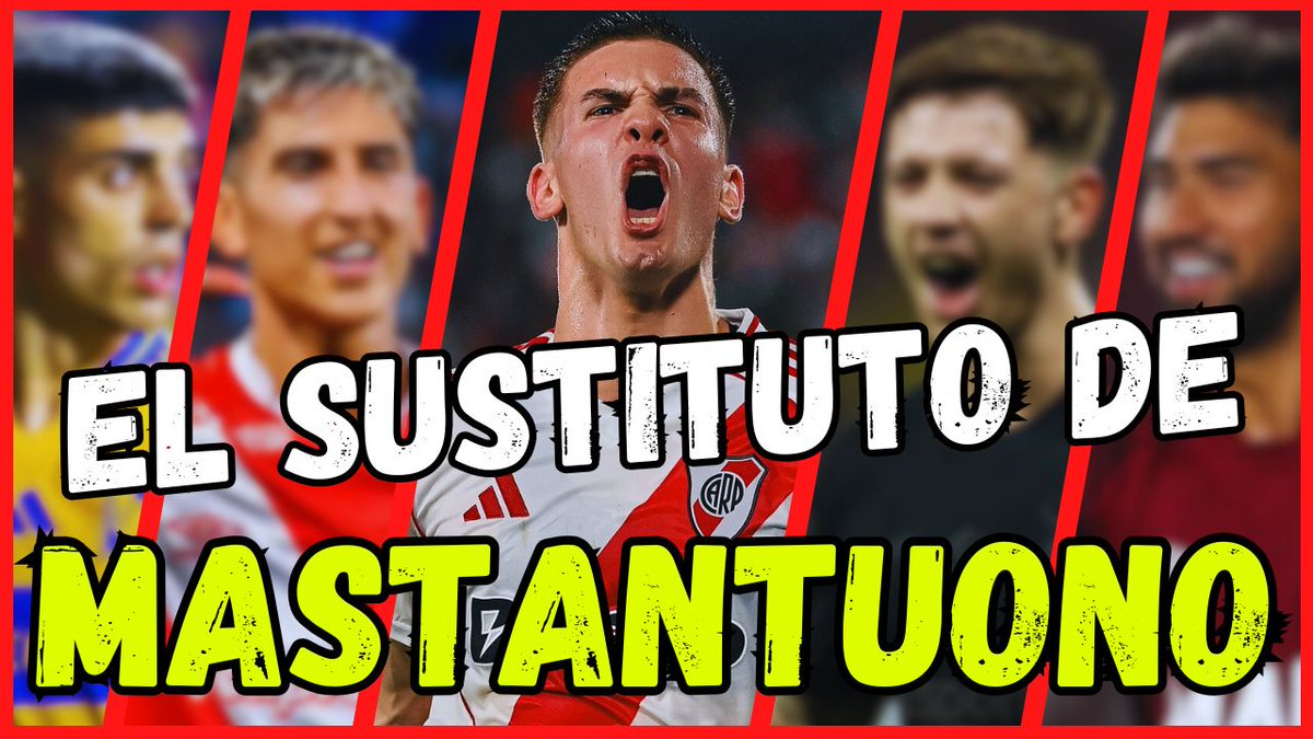📌EL SUSTITUTO DE MASTANTUONO
🔎Le buscamos a River un jugador para reemplazar a la "Joya" que se irá al Real Madrid luego del Mundial de Clubes.
🔺Hay nombres del fútbol extranjero y del fútbol argentino.
👉youtu.be/jAWBhoo5t0k