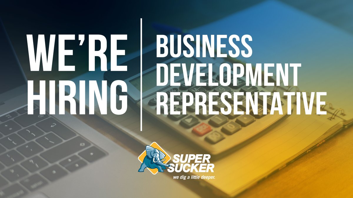 We're Hiring: Business Development Representative!

Help grow our client base in the hydrovac, construction, and industrial sectors through lead generation and relationship building.

📍 Ancaster, ON 
💼 Base salary + commission 

Apply or learn more:🔗  zurl.co/kN94g