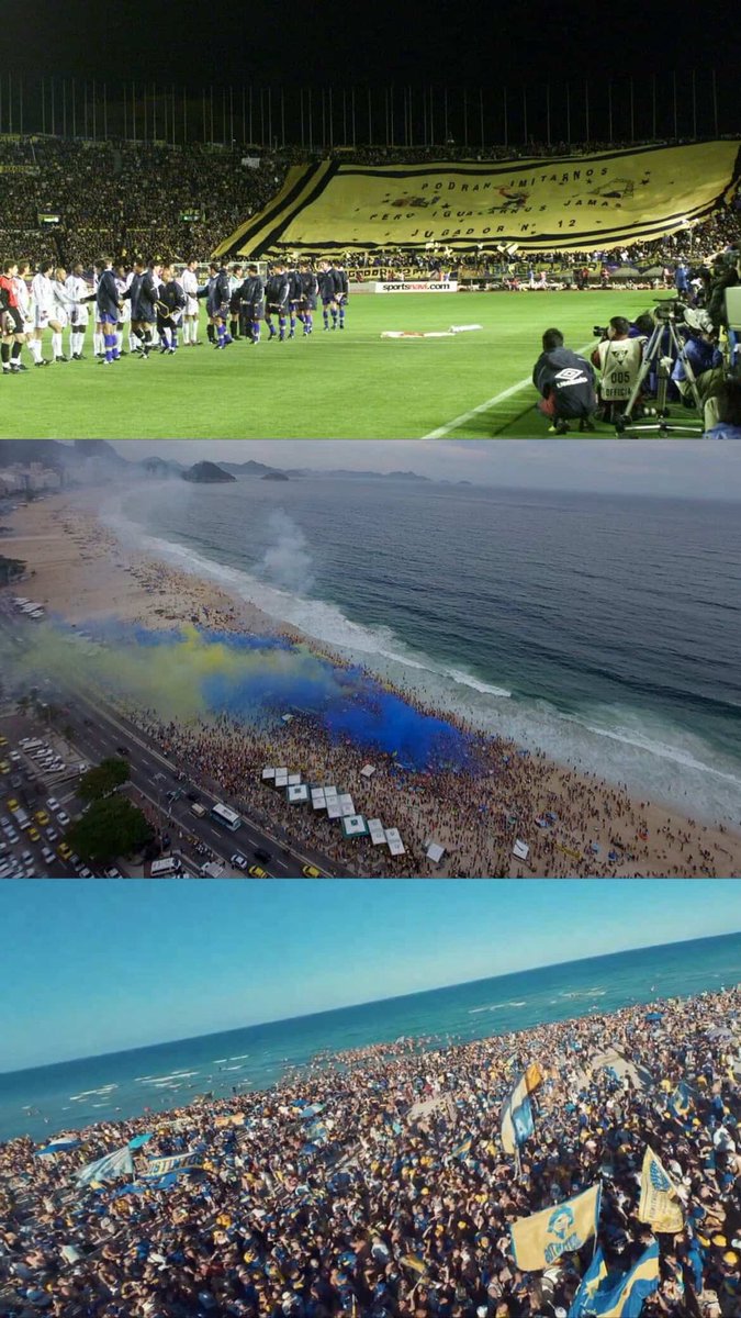 Boca copando Japón, Copacabana y Miami. No importa el año ni la distancia. Estamos tan enfermos que si un día nos mandan a jugar a la luna, también la vamos a copar. Esto es Boca.