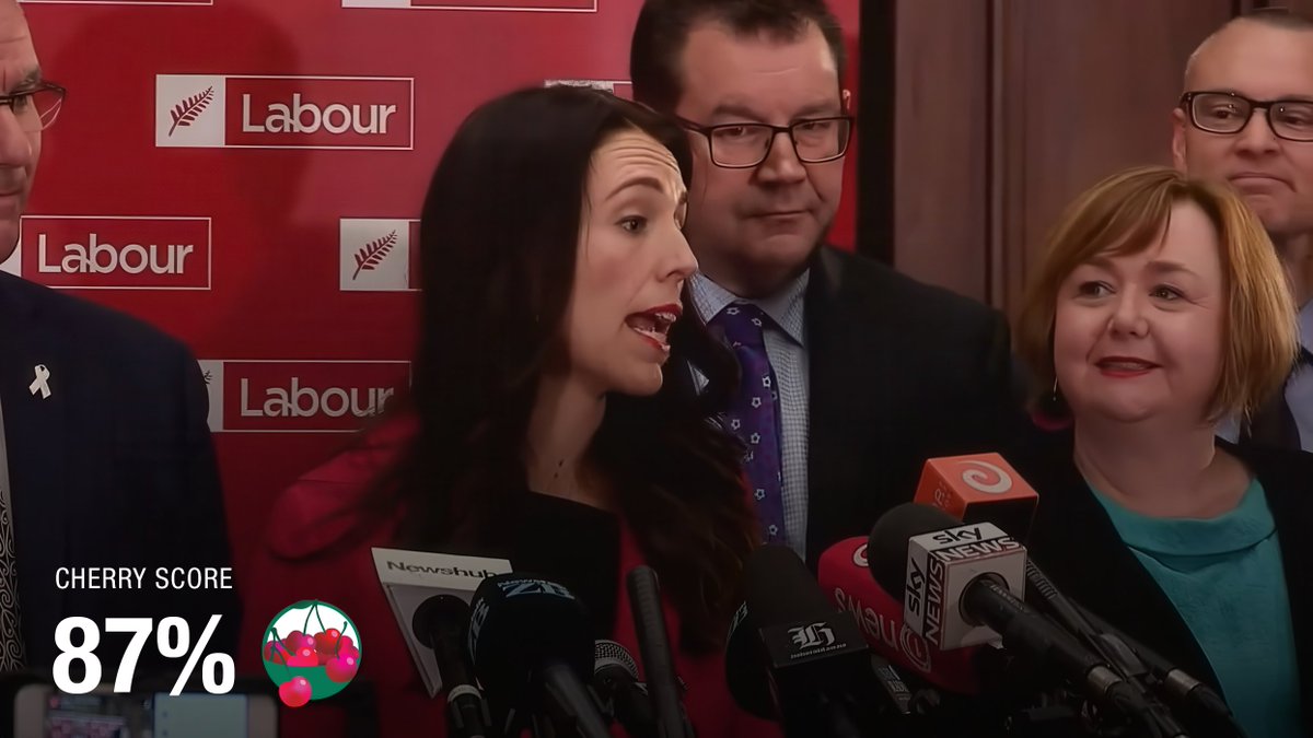 PRIME MINISTER (87% #CherryScore 🍒): “But even with its omissions and glossiness — a typical side effect of insider access — [it's] portrait of Ardern is so persuasive it might make you wish you could vote for her.” - <a href="/carynjames/">Caryn James</a>, <a href="/THR/">The Hollywood Reporter</a>

<a href="/MagnoliaPics/">Magnolia Pictures</a> 🔗: thecherrypicks.com/films/prime-mi…