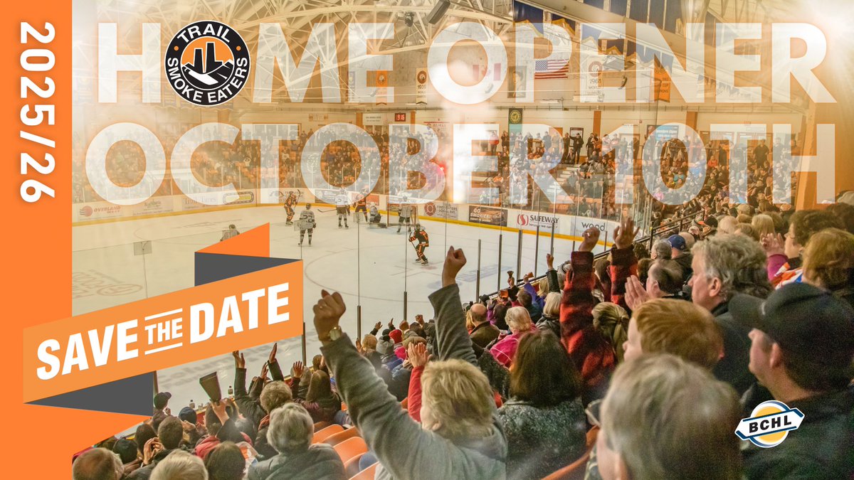 🚨 SAVE THE DATE!!!
🎉 2025/26 HOME OPENER
🗓️ OCTOBER 10TH • 7PM
📰 STAY TUNED FOR DETAILS!
#WeAreSmokeEaters