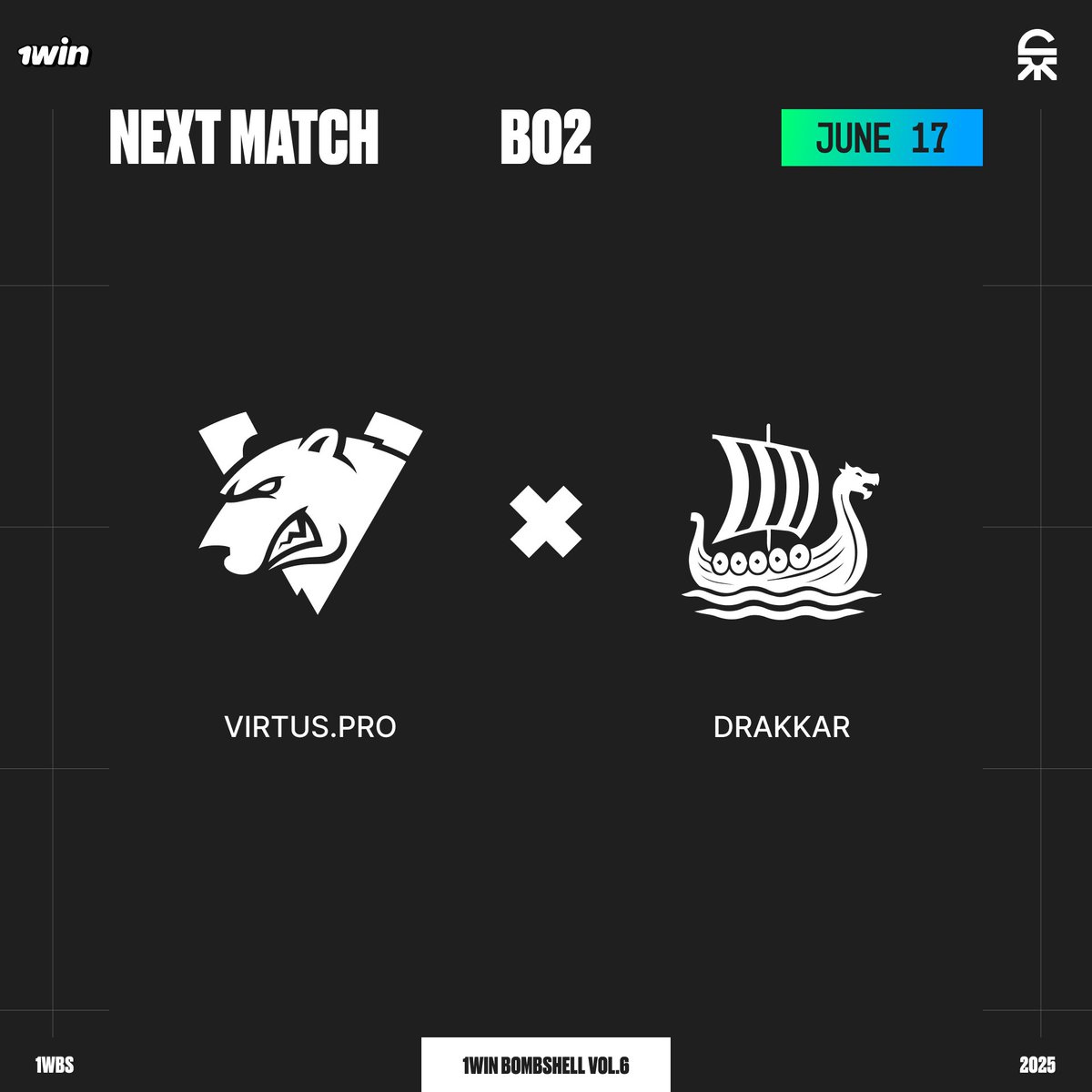 Next match:  

Virtus.рrо VS Drakkar  

Twitch: bit.ly/4e5yZG1
YouTube: bit.ly/4l9aeeq 

#1win #bombshell #deadlock