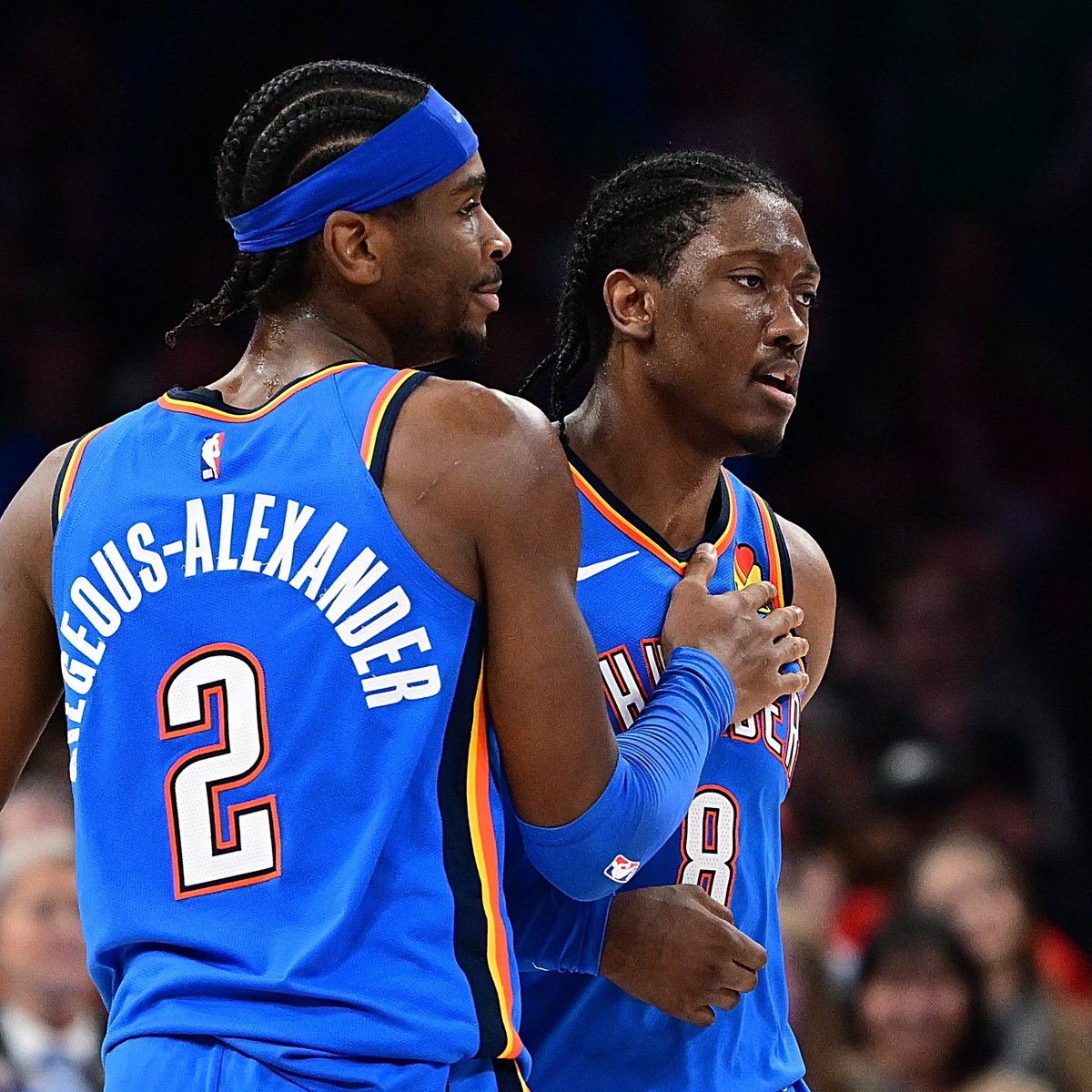 HYMuniversity's tweet photo. An NBA Finals Game 5 Masterclass…

SGA and J-Dub aren’t just relishing the moment…

They’re highlighting their own…

What will do with your moment? 

#HYM #HYMU #NBAFinals