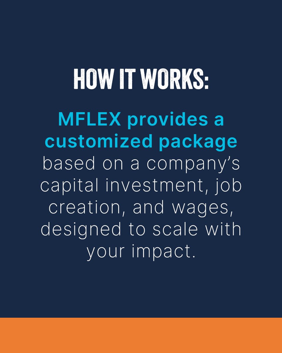 Mississippi’s MFLEX program simplifies business incentives, making it easier than ever for companies to grow, expand, and invest in our state! Designed to be flexible and performance-based, MFLEX consolidates multiple programs into one streamlined solution, offering tailored