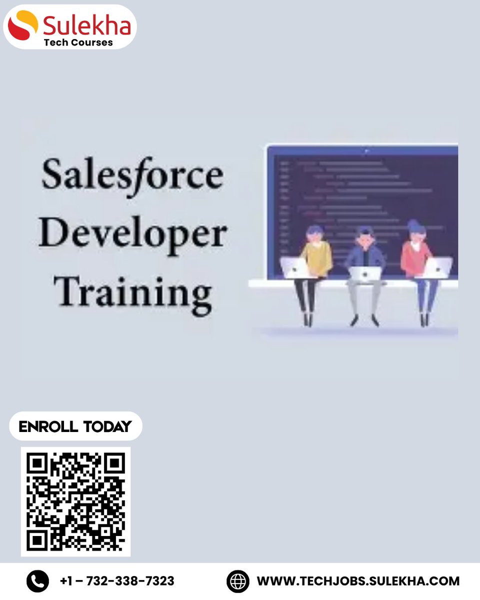 Sulekha_US's tweet image. Step into the world of cloud innovation with our Salesforce Developer Training!

💡 Learn Apex, Visualforce &amp;amp; Lightning
🛠️ Build real-world CRM solutions
🎓 No coding background? We’ve got you covered!

Link: techjobs.sulekha.com/salesforce-dev…

#SalesforceDeveloper #sulekhaittraining