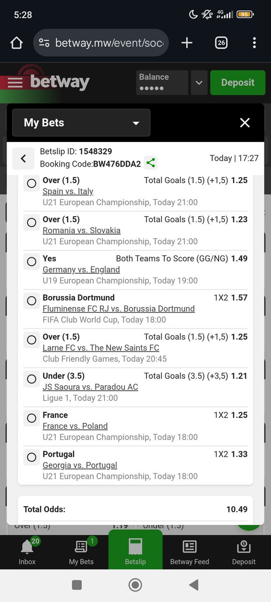 BW476DDA2>>10 ODDS 
Ndangoyika 100k
STAKE matters 👊🙏🙏
<a href="/BetwayMalawi/">Betway Malawi</a>
#REPOST