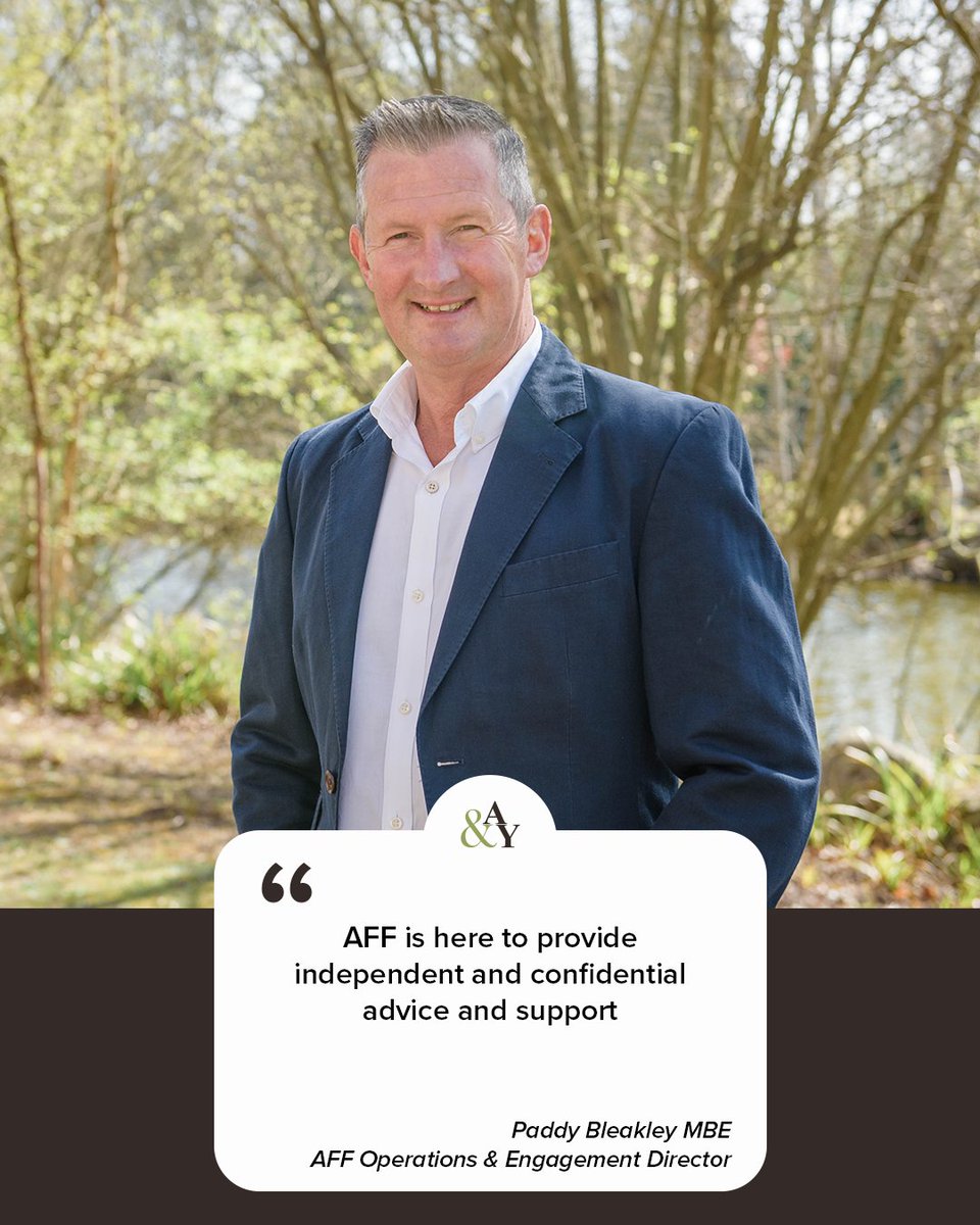 #ArmyFamilies #ArmySupport #ArmyCharities
Last year more than 7,000 army families approached AFF with questions and concerns while we were out and about. In 2025 we hope to meet and offer our support to even more of you.

👉armyandyou.co.uk/here-to-suppor…