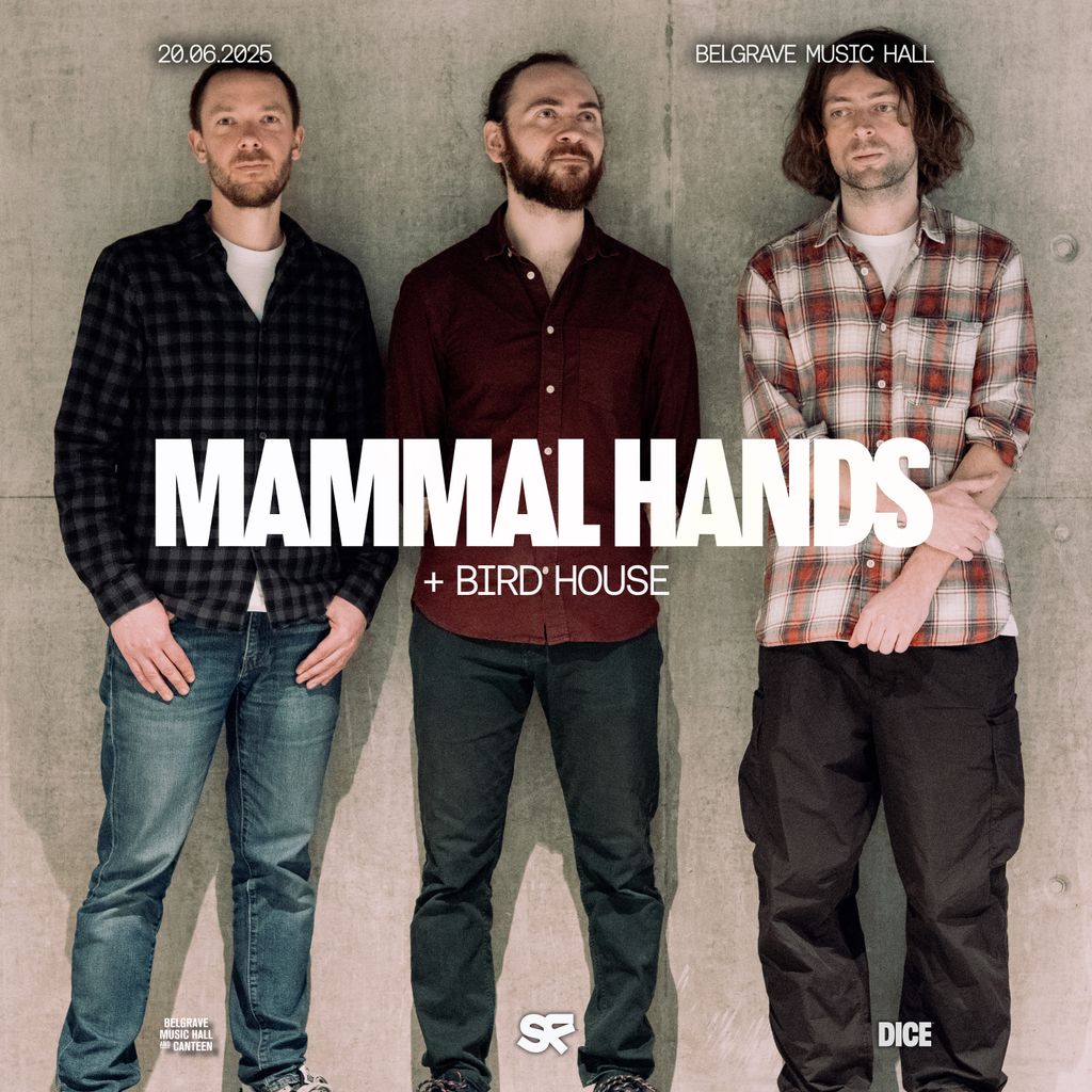 link.dice.fm/Jd6657d1de56 

<a href="/MammalHands/">Mammal Hands</a> head to The Music Hall this Friday bringing together ambient, jazz, contemporary classical, electronic music, minimalism, folk and world music 👏 Support comes from Sheffields Bird Songs! 

Secure your tickets on <a href="/dicefm/">DICE</a> now.