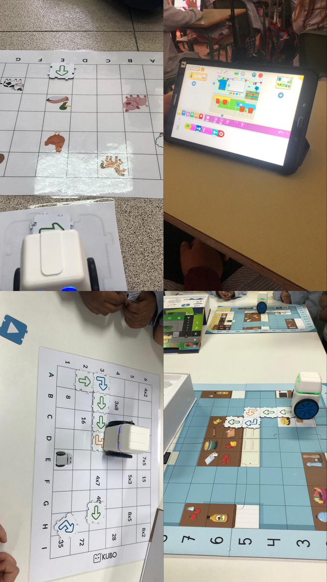 CDE_Valladolid's tweet image. #ProgramaEscuela40 en @FEFCValladolid . Seguimos desarrollando el pensamiento computacional con KUBO , @ScratchJr y @scratch. 
@educacyl @cfievalladolid
