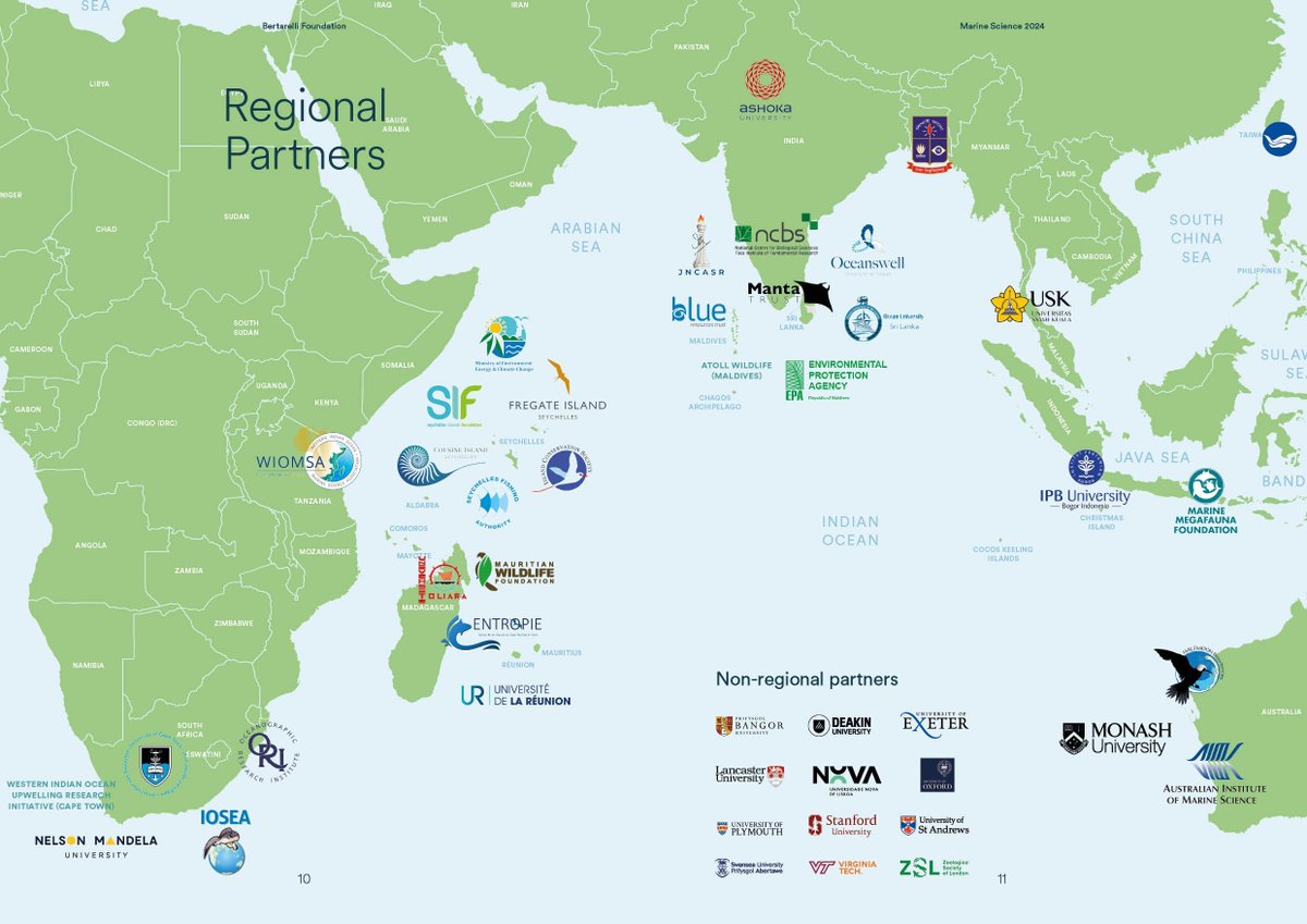 Marine scientists underpin all our research and conservation efforts. 

Our Marine Science Programme focuses on the Indian Ocean Region with project partners across the region and beyond. We work with 96 scientists from 23 institutions in 9 countries.