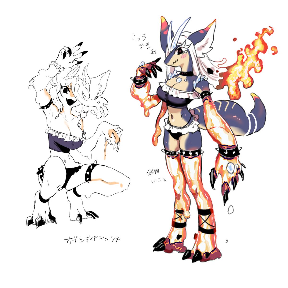 決まらないねって絵たちです 