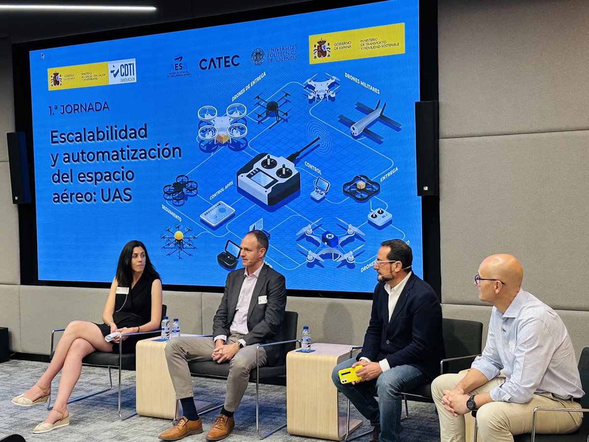 ENAIRE (@enaire) on Twitter photo ENAIRE expone en el CDTI cómo se gestionará el espacio aéreo con sistemas aéreos no tripulados
🔹 El <a href="/CDTI_innovacion/">@CDTI_innovacion</a>, dependiente del <a href="/CienciaGob/">Ministerio de Ciencia, Innovación y Universidades</a>, ha celebrado la “I Jornada sobre Escalabilidad y Automatización del Espacio Aéreo: UAS”
🔹<a href="/ENAIRE/">ENAIRE</a> fue designada por ENAIRE expone en el CDTI cómo se gestionará el espacio aéreo con sistemas aéreos no tripulados
🔹 El <a href="/CDTI_innovacion/">@CDTI_innovacion</a>, dependiente del <a href="/CienciaGob/">Ministerio de Ciencia, Innovación y Universidades</a>, ha celebrado la “I Jornada sobre Escalabilidad y Automatización del Espacio Aéreo: UAS”
🔹<a href="/ENAIRE/">ENAIRE</a> fue designada por