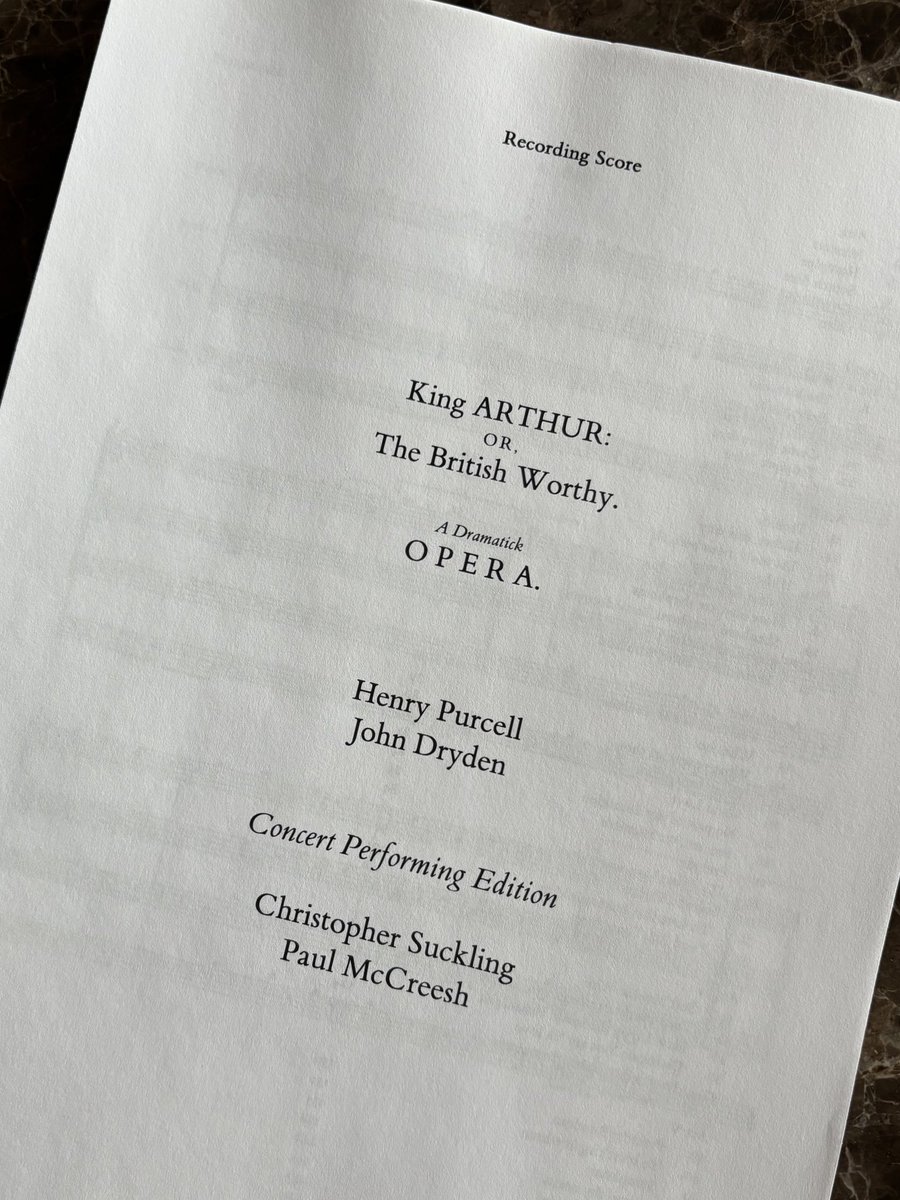 ”Great Love, I know thee now” - thrilled to bits to get to hear my big baroque crush, the 1691 Dramatick Opera ”King Arthur” by Purcell &amp; Dryden with <a href="/GabrieliCandP/">Gabrieli</a> &amp; <a href="/Paul_McCreesh/">Paul McCreesh</a> at Aldeburgh Festival on Friday!! 
#adventuresinmusic 
brittenpearsarts.org/events/gabriel…