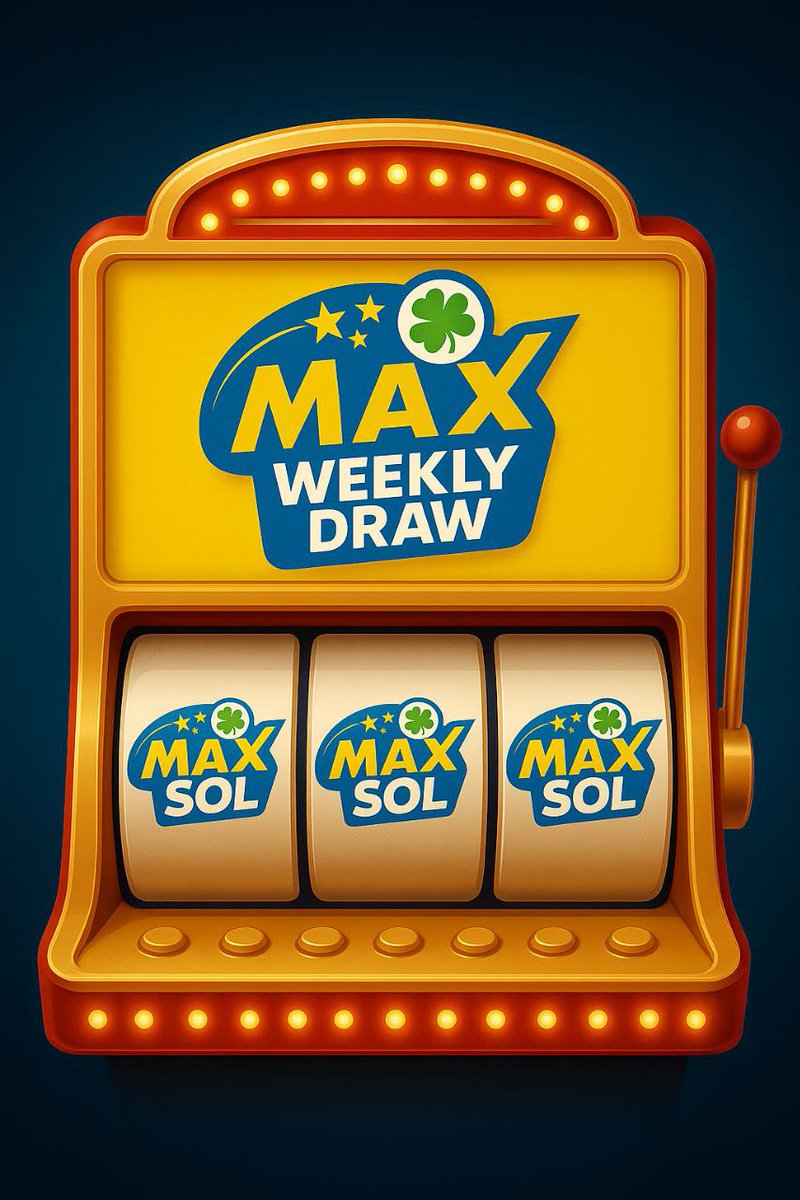 MaxSol_lottery's tweet image. NEW: $MAXSOL WEEKLY JACKPOT 🎰💰
We’re launching a weekly jackpot.
Just by holding 10,000 $MAXSOL you're in every @MaxSol_lottery draw
Weekly jackpot to include:
100% revshare from profits made when users wager with $MAXSOL ON @pigmo_co🐽 in SOL
Tokens will be added to…