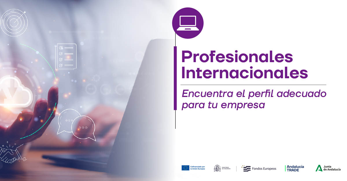 Andalucía TRADE (@trade_andalucia) on Twitter photo ¿Necesitas profesionales que se ajusten al perfil de tu empresa?
🔵Servicio de Profesionales Internacionales
🤝 Validamos a profesionales cualificados para ofrecer candidatos óptimos en función del perfil que requieras
+info: andaluciatrade.es/servicio-profe…
#Feder <a href="/EconoHaciendAND/">Consejería de Economía, Hacienda y Fondos UE 🇪🇺</a> ¿Necesitas profesionales que se ajusten al perfil de tu empresa?
🔵Servicio de Profesionales Internacionales
🤝 Validamos a profesionales cualificados para ofrecer candidatos óptimos en función del perfil que requieras
+info: andaluciatrade.es/servicio-profe…
#Feder <a href="/EconoHaciendAND/">Consejería de Economía, Hacienda y Fondos UE 🇪🇺</a>