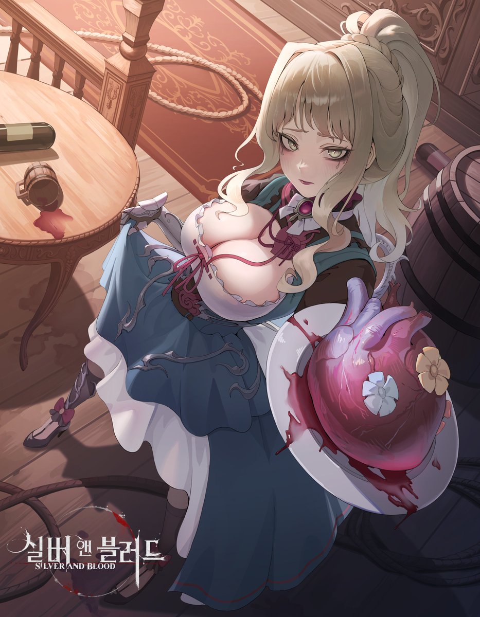 실버 앤 블러드 | '엘도라도 수습생' 에이미-랜디스

 "습관은 무서운 거예요.이해할 수 없는 보호에서 벗어나고 싶었지만,감히 발을 내딛지 못했죠.”

 m.site.naver.com/1K4xn

실버앤블러드  엘도라도 수습생 에이미 축전  일러스트입니다.
많은 관심 부탁드립니다!

#실버앤블러드 #사전예약