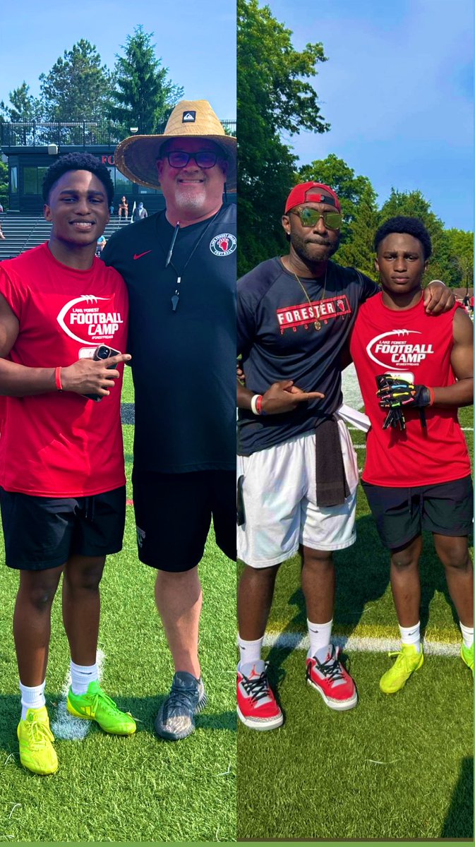 petersamu_'s tweet image. Had a great time competing at the Lake Forest Mega football camp! Learned a lot from both @LFC_FOOTBALL & @AG4423 as well as other Coaches in attendance. Thank you to the whole staff for the wonderful hospitality!
@EDGYTIM @PrepRedzoneIL @Bryan_Ault @DeepDishFB @NUICFootball
