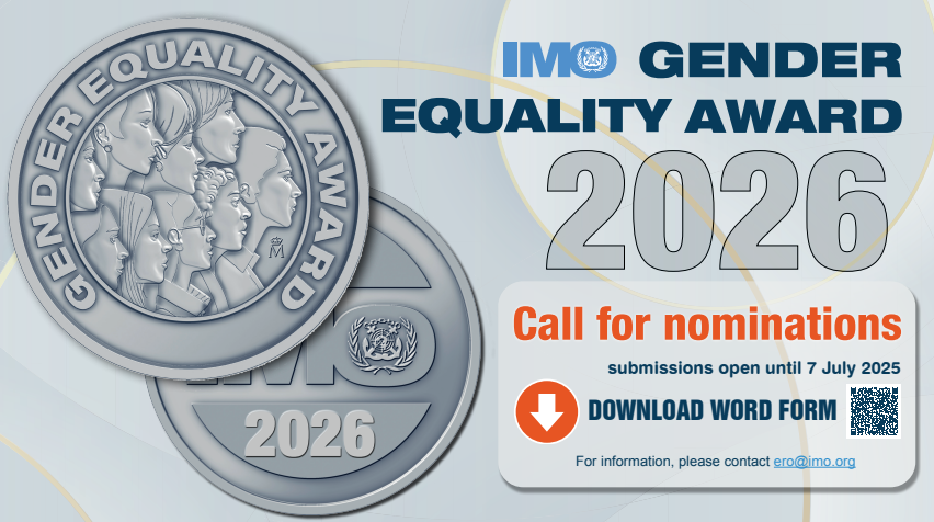 📢 One week left to submit your nominations!

Do you know someone who helping to make the maritime industry more inclusive? 

For more information and to download the entry form, visit: imo.org/en/OurWork/Tec…

#wista #imo #genderequality #maritime #awards