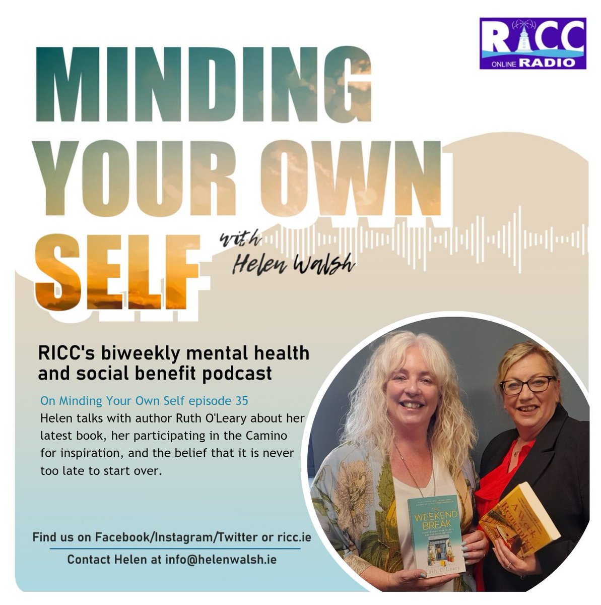Helen is back with another episode of Minding Your Own Self. Listen now! creators.spotify.com/pod/show/riccr…