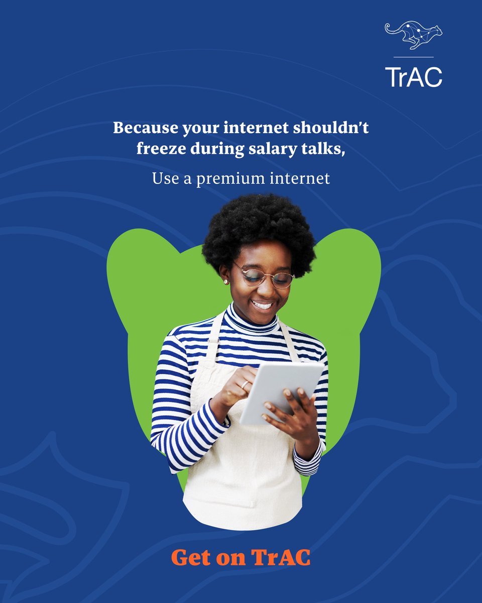 Having trouble joining a meeting online?
Working remotely but stuck with shaky internet?
It shouldn’t stay that way, not when you can get on TrAC‼️
You deserve better than freezing mid-call, don’t you think😉??
 
#TrAC #GetonTrAC #StayonTrAC