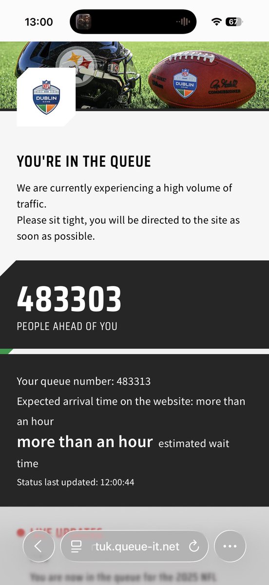darraghverse's tweet photo. @NFLIreland Jaysus it’s not looking good https://t.co/u0teDCCP6W