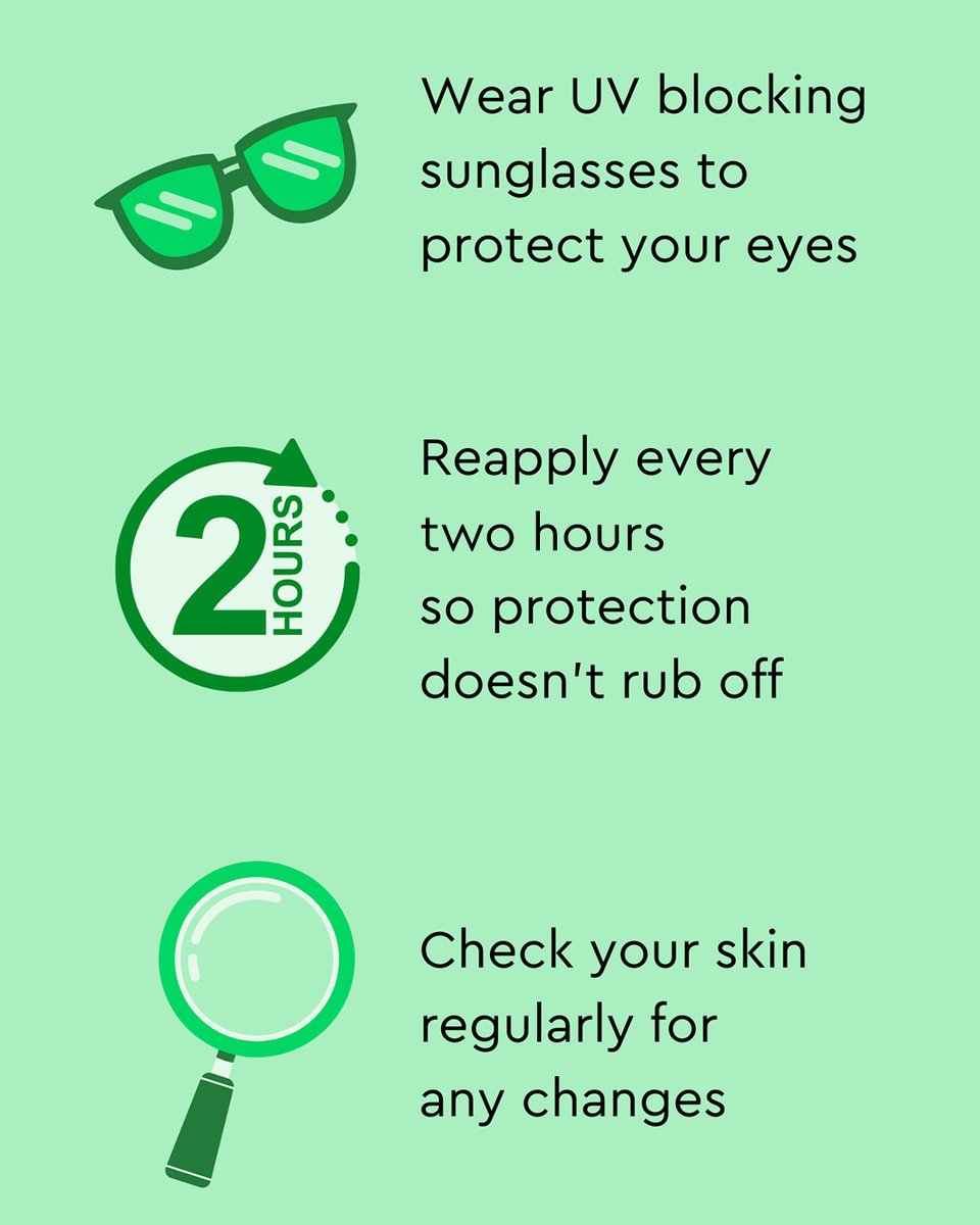 With sunny spells set to stay, here’s our list of essentials for enjoying the sunlight safely and responsibly. 😎