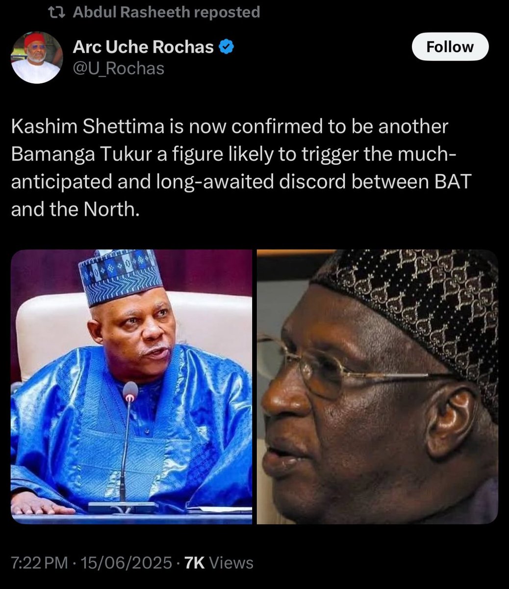 amb_ibaba's tweet photo. The APC North East meeting in Gombe shows that in politics, perception is all.
Solo endorsement of PBAT without mentioning VP Shettima sparked outrage. In a region that delivered consistently, such oversights are not taken lightly.

Unity must be earned, not assumed. 
#APC2027 https://t.co/CBfjBbh3Pn