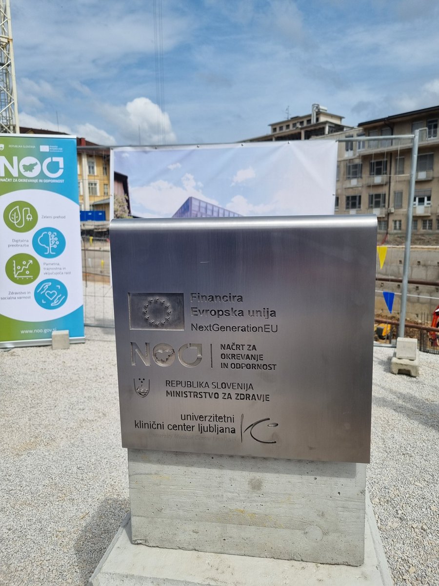 Pred 4 leti je 🇪🇺 komisija potrdila 🇸🇮 NOO #NextGenEU in takrat smo infekcijsko kliniko dali v središče 🇸🇮 načrta.  Res me veseli, da so se dela začela! Za 
visokokakovosten,  dostopen, učinkovit in finančno stabilen 🇸🇮 zdravstveni sistem! In naslednje NOO plačilo 😉