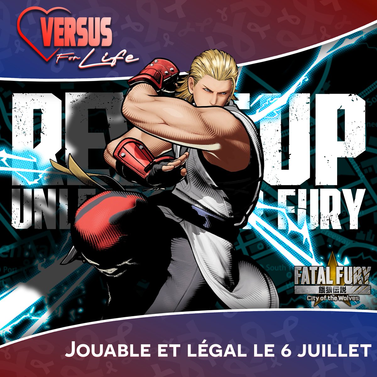 VSV26K's tweet image. 💡 N’oubliez pas !
L’inscription au 64 Smash du VS4L donne aussi accès au 16 joueurs #FatalFuryCOTW le 6 juillet au @HuB_esport_FR, en partenariat avec @SNKPofficial ! 🔥
Et oui, Andy Bogard, le premier DLC, sera jouable et autorisé ce jour-là !
🔗 start.gg/tournament/ver…