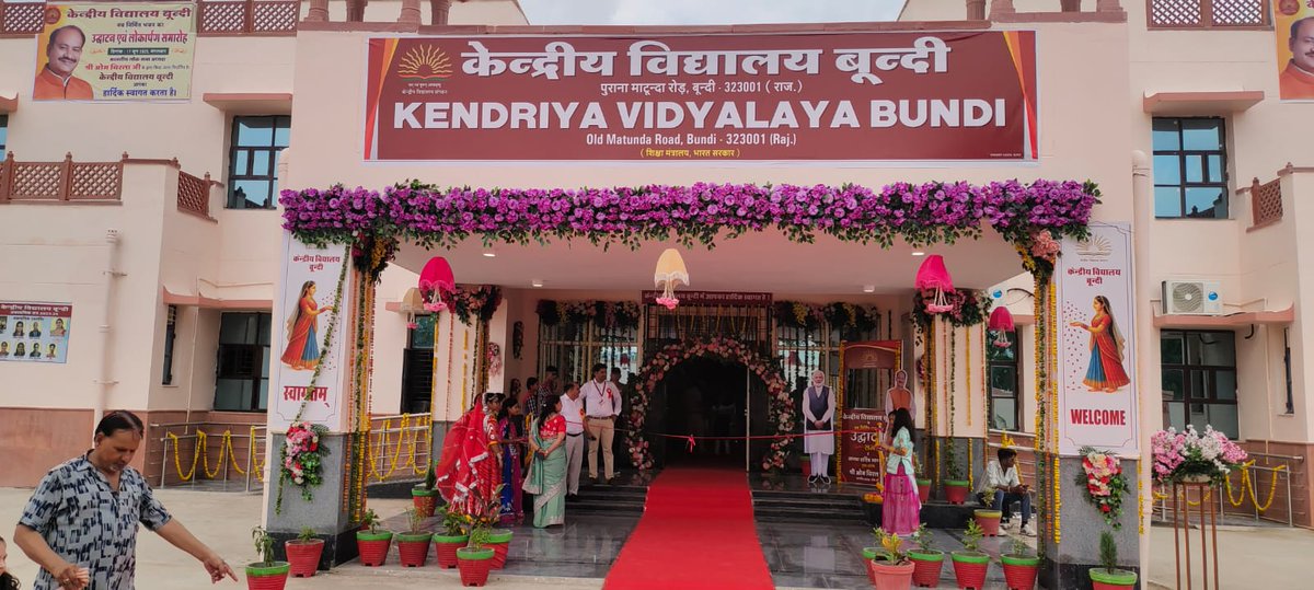 kvsrojaipur (@kvsrojaipur) on Twitter photo A proud moment for Kendriya Vidyalaya Bundi, Rajasthan.
The new vidyalaya building was inaugurated today by Shri Om Birla, Hon’ble Speaker, House of the People, Parliament of India.
Congratulations to all the parents, students and teachers.
<a href="/KVS_HQ/">Kendriya Vidyalaya Sangathan</a> 
<a href="/EduMinOfIndia/">Ministry of Education</a> A proud moment for Kendriya Vidyalaya Bundi, Rajasthan.
The new vidyalaya building was inaugurated today by Shri Om Birla, Hon’ble Speaker, House of the People, Parliament of India.
Congratulations to all the parents, students and teachers.
<a href="/KVS_HQ/">Kendriya Vidyalaya Sangathan</a> 
<a href="/EduMinOfIndia/">Ministry of Education</a>