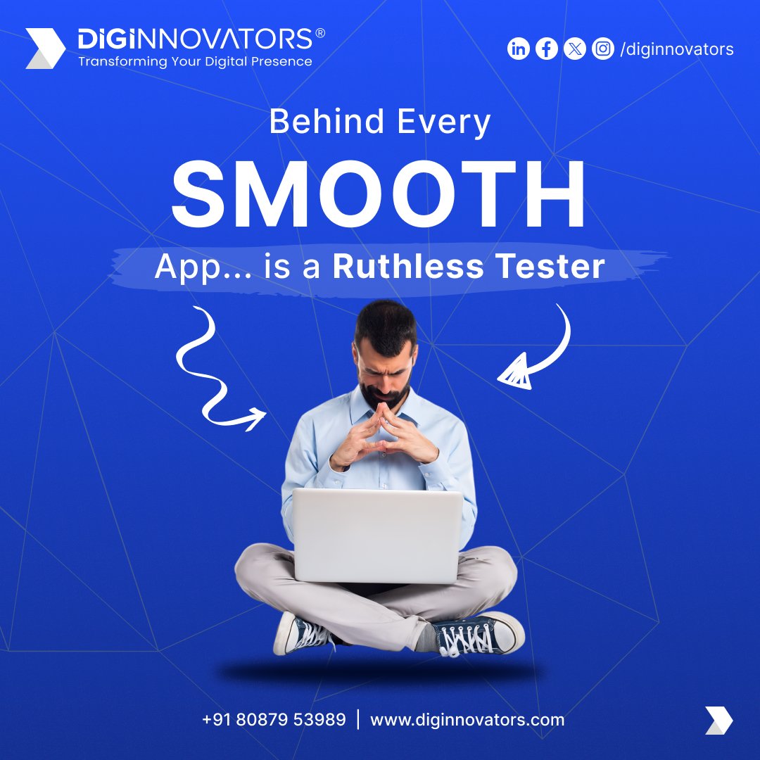diginnovators's tweet photo. You see a smooth, bug-free app. Our #QualityEngineers are the unsung heroes of every seamless user experience.๐ฏWant software that just works? Letโs talk.
๐ Visit: https://t.co/06E1LRA7if
๐ Call: +91 8087953989
#TestedByExperts #QualityFirst #SoftwareQuality #DiginnovatorsTech https://t.co/mx4ozhP9Nq